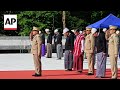 Myanmar military leader attends annual event for first time in five years ahead of election