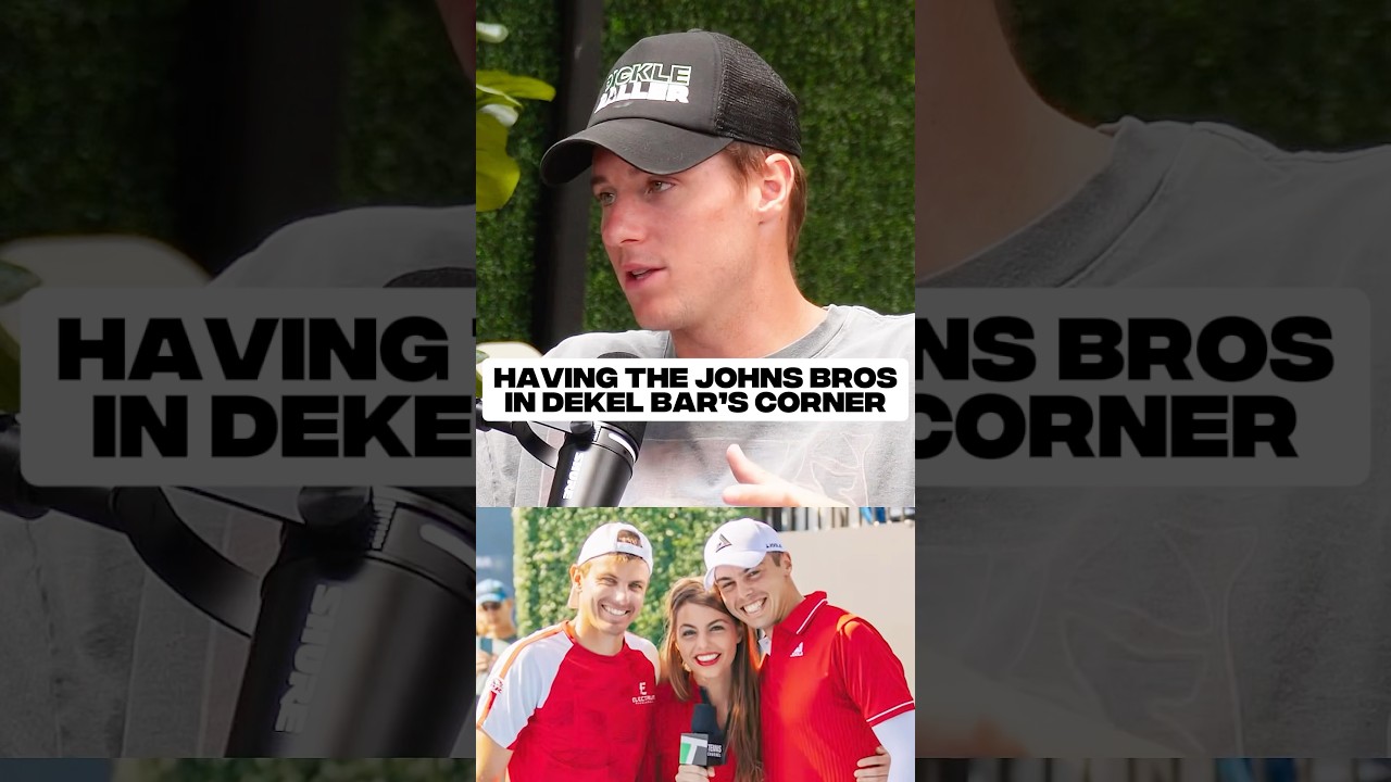 Dekel Bar having the Johns bros in his corner 🫂