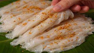 Pha Bột Kiểu Này Làm Bánh Cuốn – Bánh Ướt Tráng Chảo Mềm Mỏng Không Dính Cực Ngon