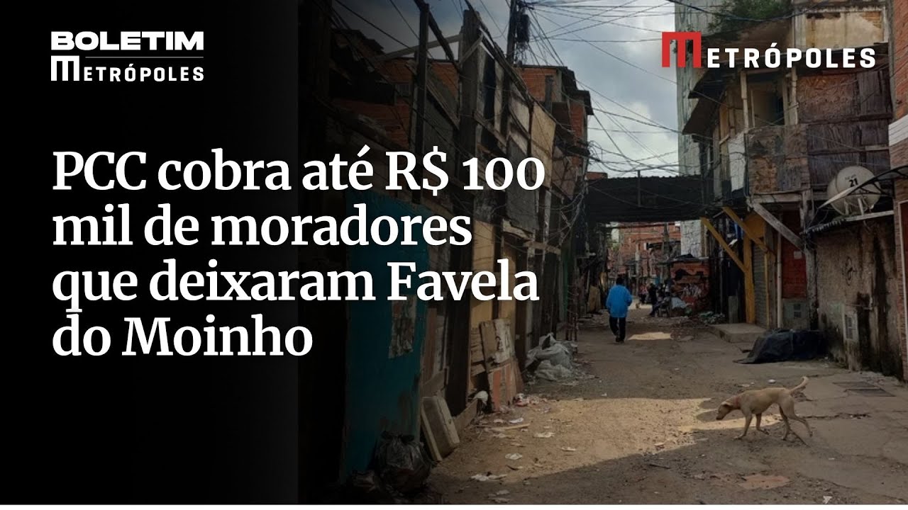 PCC cobra até R$ 100 mil de moradores que deixaram Favela do Moinho