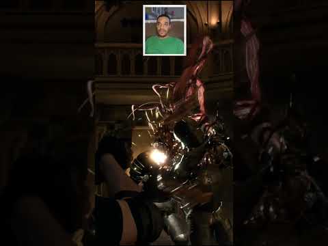 LEON VS ARMADURAS! RESIDENT EVIL 4 REMAKE. #viralvideo #residentevil #gameplay #shorts #jogos #fypシ