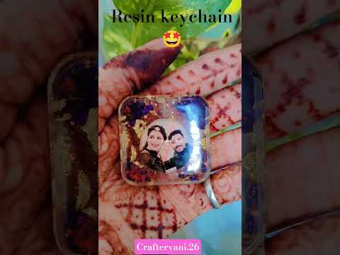 Resin Keychain 🦄🤩 Handmade keychain 🤩 Creative ideas 💡#shorts #creative #resin #craft #love