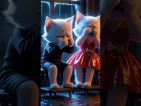 Cruel Cat Nanny | Kittens Run Away | Sad Cat Story Animation 2025 #cat #funny #cute #meow #ai