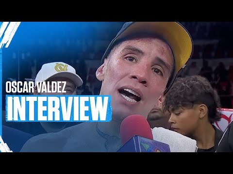 Oscar Valdez Wants To Be A Champ Again! | POST-FIGHT INTERVIEW