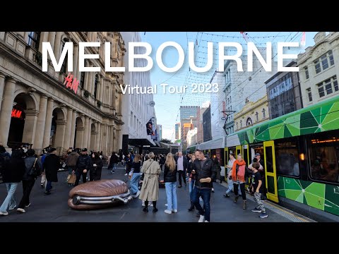 Melbourne Virtual Tour 2023 | Bourke Street Mall
