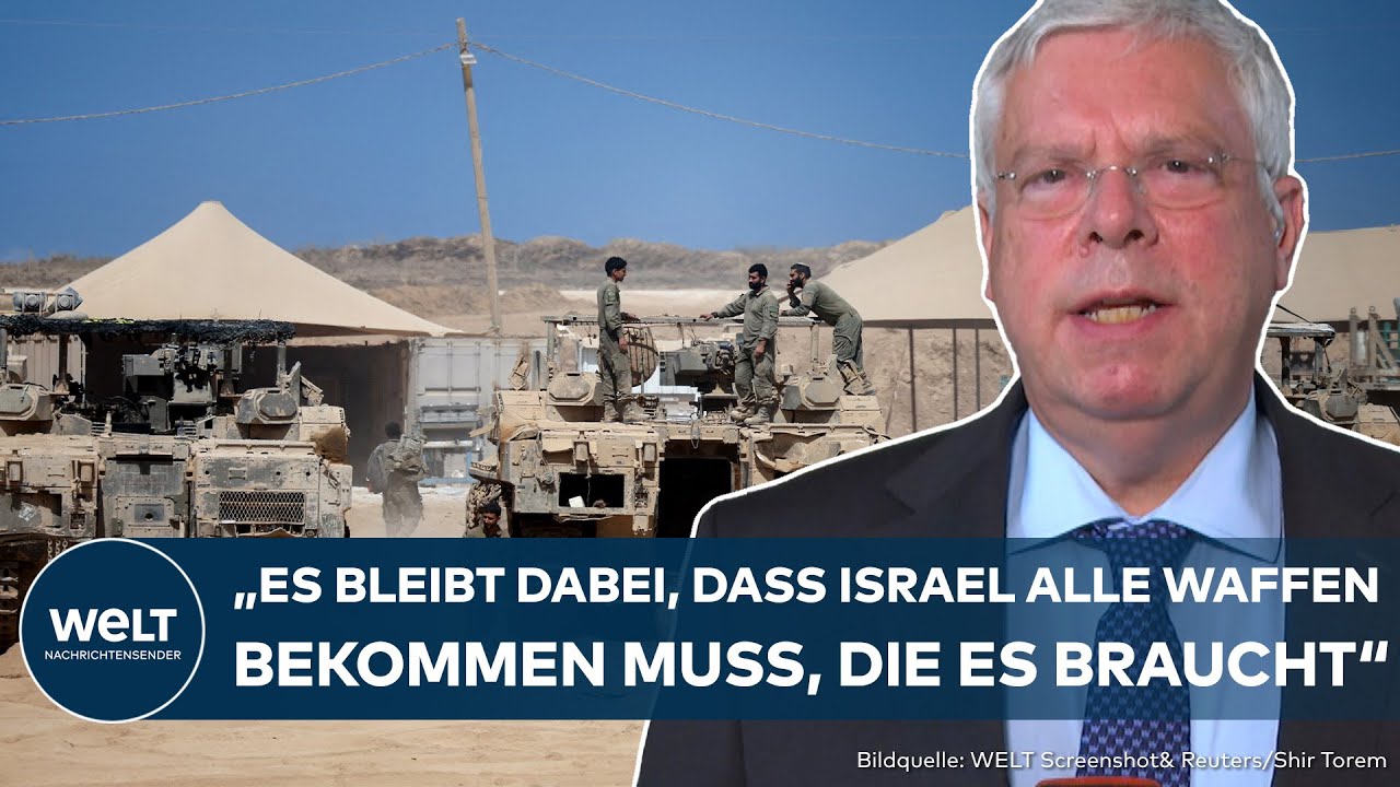 GAZA: IDF rückt ab – CDU-Politiker fordert trotzdem Waffenlieferungen an Israel wieder freizugeben