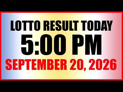 Lotto Result Today 5pm Draw September 20, 2026 Swertres EZ2 PCSO