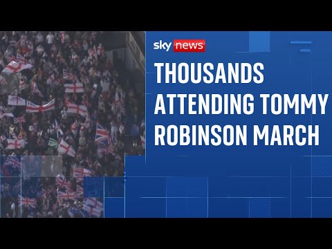 Thousands set to gather in London for 'Unite the Kingdom' rally and counter-protest