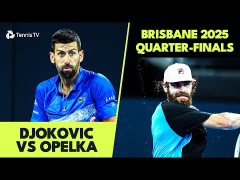 Reilly Opelka Stuns Novak Djokovic 😱 | Brisbane 2025 Highlights