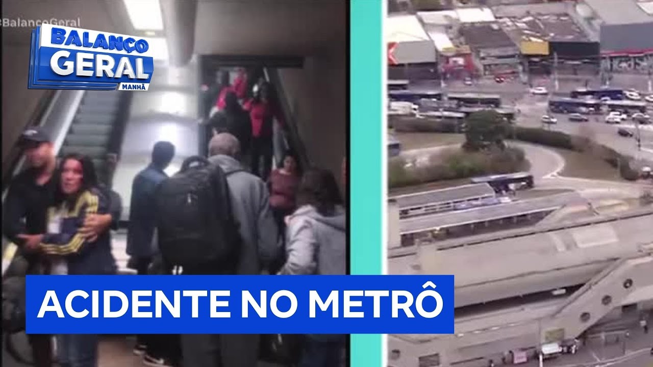 Acidente em escada rolante deixa feridos na estação Capão Redondo do metrô de São Paulo
