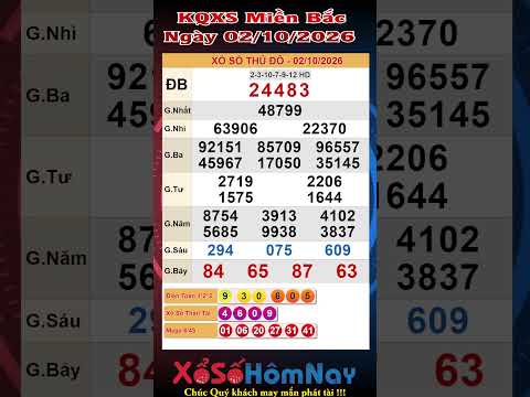 XSMB ngày 02/10/2026 - Trực Tiếp <strong>Xổ</strong> Số Miền Bắc  - <strong>KQXSMB</strong>  - Hải Phòng  SXMB, <strong>xổ</strong> số thủ đô