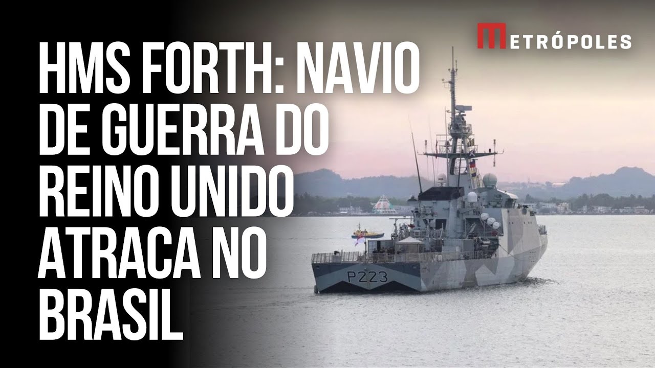 Marinha dá aval para navio de guerra do Reino Unido atracar no Brasil