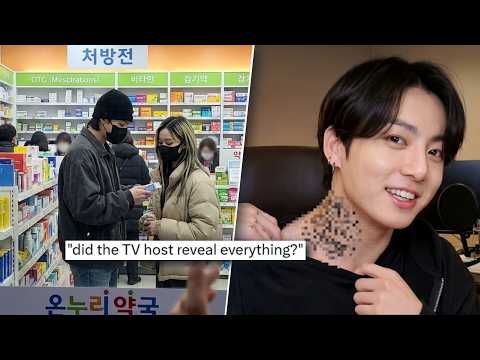 TV Host AIRS Jungkook At Pharmacy w/ Lover In Japan? HYBE Staff Reveals Relationship? JK Neck Tat?