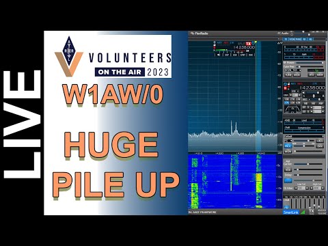 Make A Contact Live - 20 meters W1AW/0 Volunteers On The Air