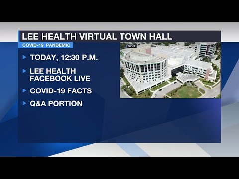 Lee Health officials to hold virtual town hall about COVID-19 pandemic