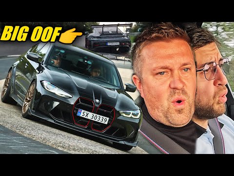 OOF! Bad End to Porsche GT3 RS Chase😱 BMW M3 CS // Nürburgring