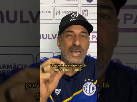 CONFIANÇA X VOLTA REDONDA - VINICIUS EUTRÓPIO FALA DA PREPARAÇÃO E SUAS EXPECTATIVAS