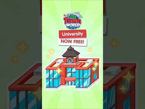 🎓Visit the #mytownworld in-app shop, get the  UNIVERSITY pack for FREE! **Limited time only**