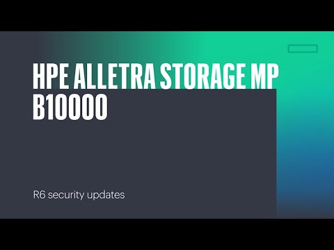 HPE Alletra Storage MP B10000 - R6 Ransomware detection with CrowdStrike