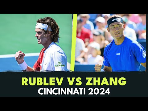 Andrey Rublev vs Zhizhen Zhang | Cincinnati 2024 Highlights