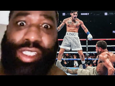 Adrien broner reacts to ryan garcia dropping & beating devin haney; calls out haney for comeback