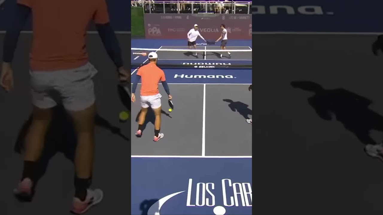 Johns/Johns vs Garnett/Ge - Veolia Open Presented by Deep Eddy Vodka (4) #shorts #pickleball