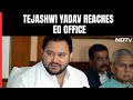 Tejashwi Yadav At ED Office For Questioning In Land-For-Jobs Case