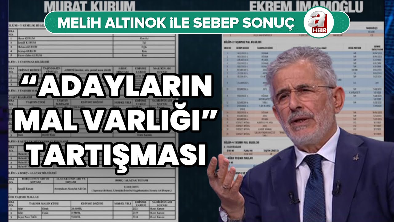 "Adayların mal varlığı" tartışması! İşte Murat Kurum ve İmamoğlu'nun mal varlıkları | A Haber