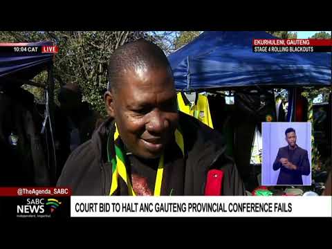 ANC Gauteng Provincial Conference | Conference continues as court bid fails: Panyaza Lesufi