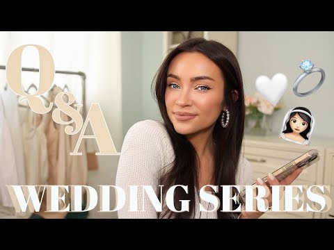 Video: THE WEDDING SERIES: answering all your questions 💍 (episode no. 1)
