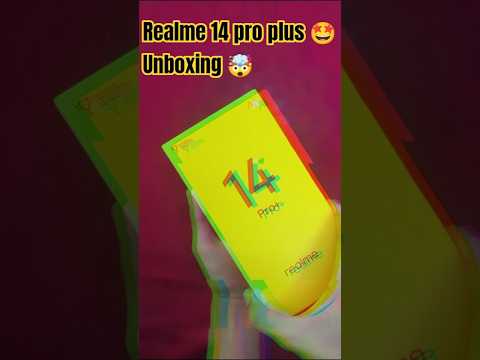 Realme 14 pro plus 5G (UNBOXING)🤯 Box ke ander kya kya hai🤔.Make it real😎 #realme #unboxing #shorts
