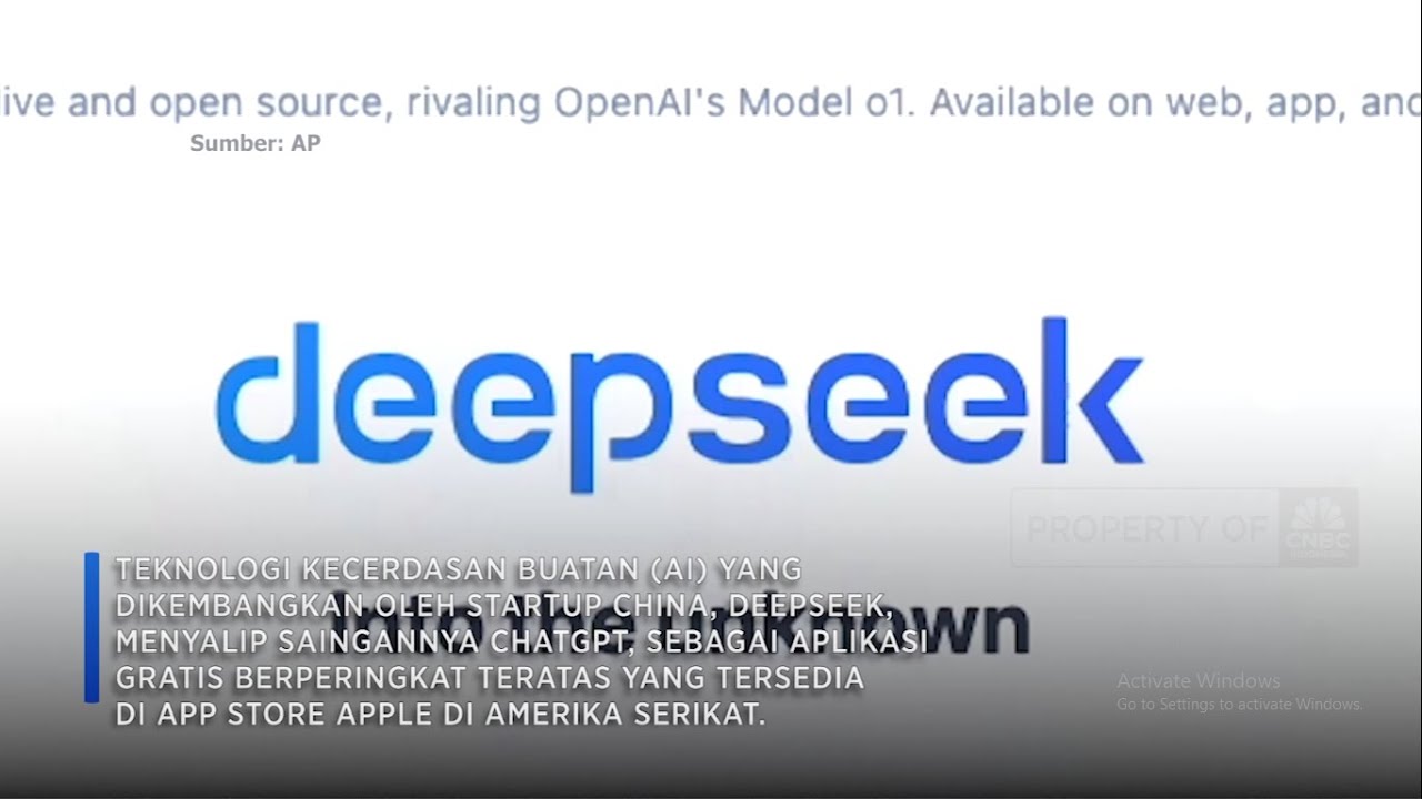Gemparkan Wallstreet-AS, AI buatan China, Deepseek, Langsung Kena Serangan Siber