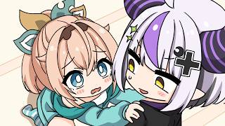 Iroha won't let Laplus go home, because she got spooked by a horror ga