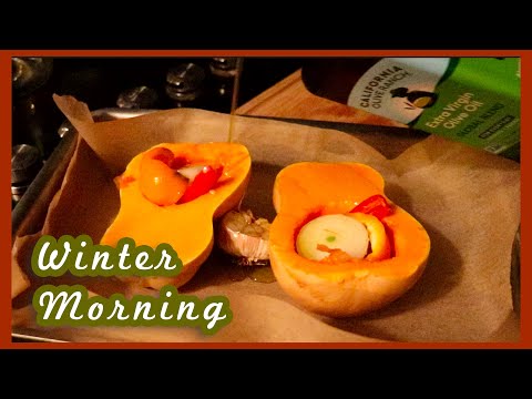 WINTER Early Morning Routine with cats (no dialogue)