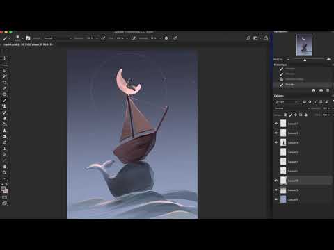 First steps of " Shoot the moon "