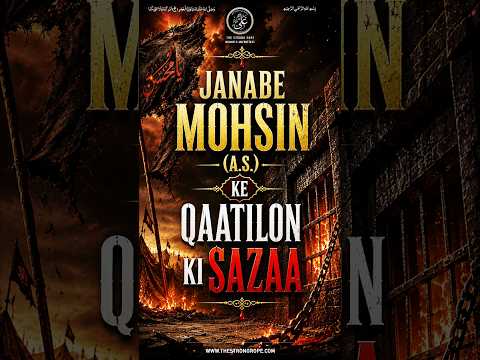Janabe Mohsin (a.s.) Ke Qatilon Ki Sazaa | Ayyaam-e-Azaa-e-Mohsiniyyah (a.s.)