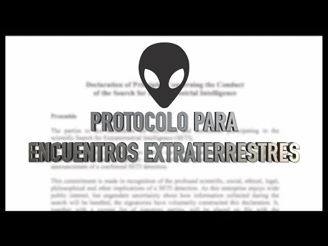 ¿Cuál es el protocolo para encuentros extraterrestres?