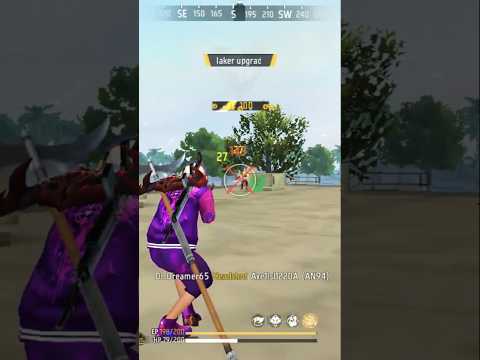 front on battle on roof #ffshorts #freefire #gaming #battle