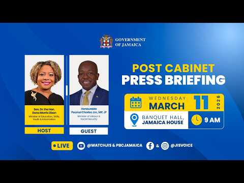 JISTV | Post Cabinet Press Briefing | March 11, 2026
