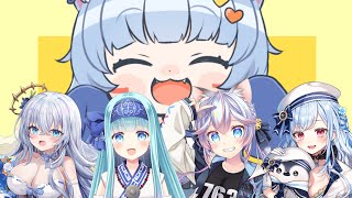 【AQUA SODA×自遊空間コラボ】かわいい水色Vtuber5人でまた遊ぶ！🩵【メディ】