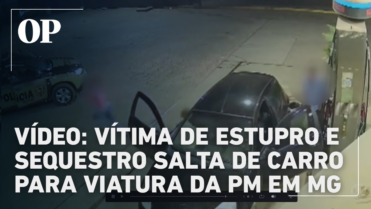 Vítima de estupro e sequestro salta de carro para viatura da PM para escapar de ex em MG