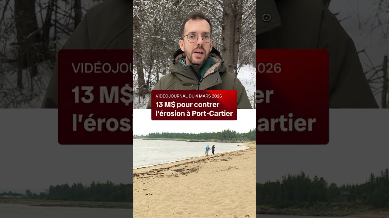 Enfin une solution contre l’érosion à Port-Cartier | Vidéojournal