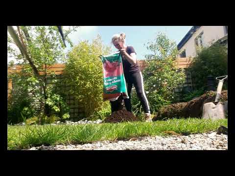 Digging the garden