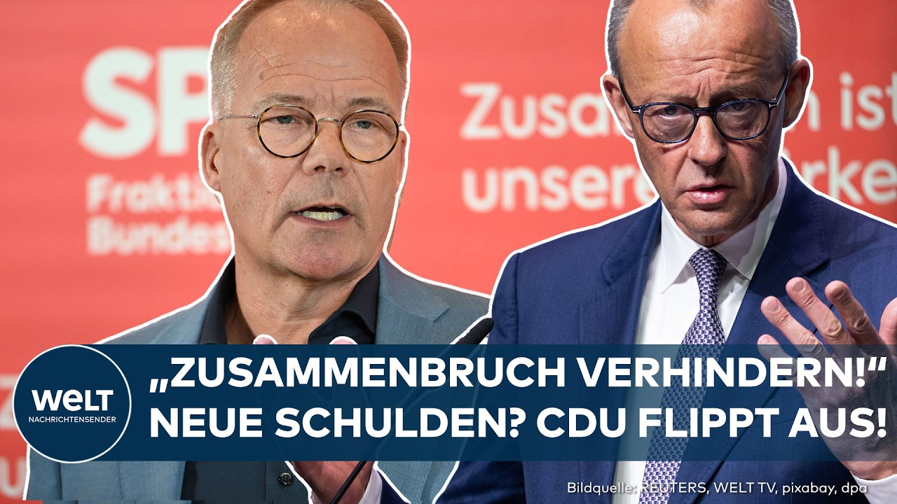 DEUTSCHLAND: Zoff um Milliarden! SPD denkt über Schulden nach, CDU tobt