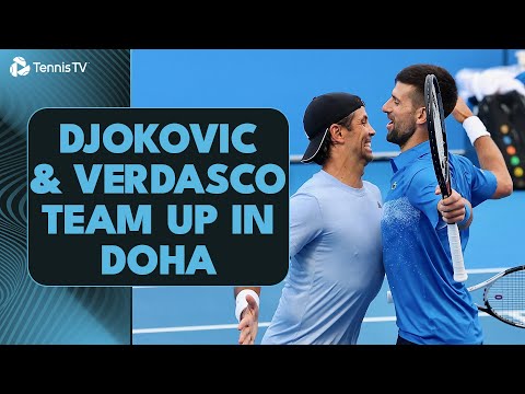 Novak Djokovic & Fernando Verdasco Team Up In Verdasco's Last Ever Tournament | Doha 2025 Highlights