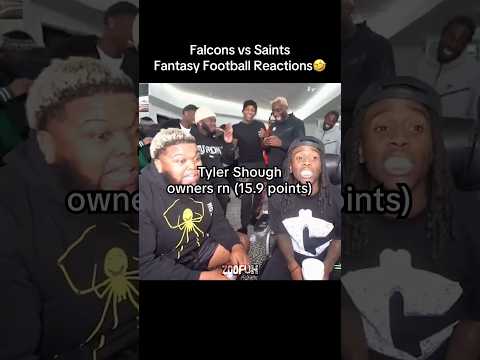 Falcons <strong>vs</strong> Saints MNF <strong>Fantasy</strong> Football Reactions🤣