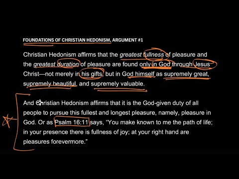 Foundations of Christian Hedonism // Part 2 // God Demands Our Delight