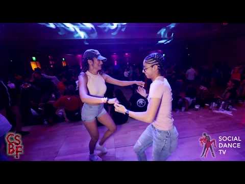 Val Rosario & Gracie Flores - Social dancing | Chicago Salsa & Bachata Festival 2019