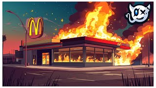 YouTube thumbnail for Oblivion's video titled 'Trolling Fast Food Sim Players On Nightmare Difficulty is Hilarious'