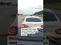 Rear axle flies off stolen car trying to flee Michigan police  - 00:36 min - News - Video